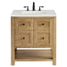 Breckenridge 30" Single Vanity, Light Natural Oak w/ 3 CM Lime Delight Top