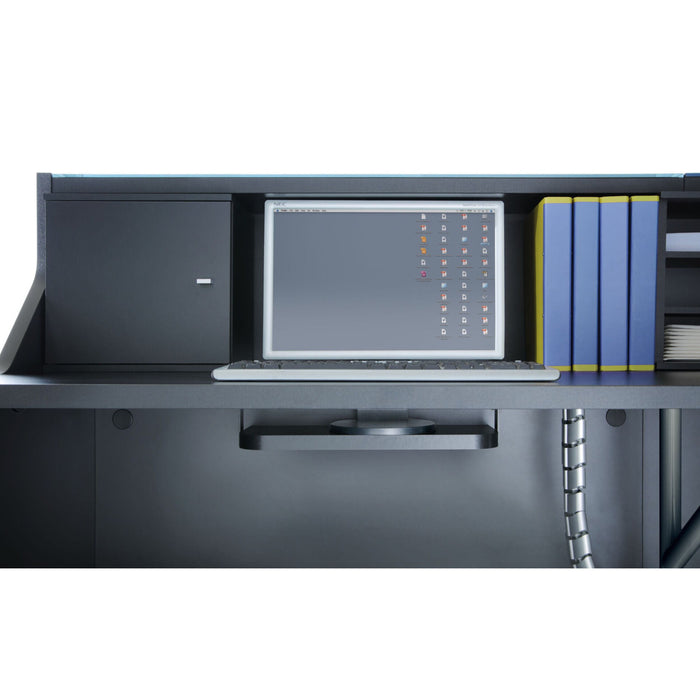 MDD Linea Modern Modular Reception Desk 96.6" x 32.4" LIN25