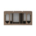 Portland 48" Single Vanity Whitewashed Walnut w/ 3 CM Eternal Jasmine Pearl Silestone Top w/FreePower Wireless Charger