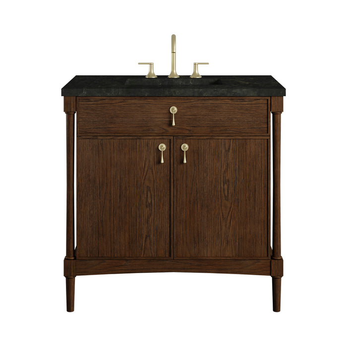 Kinnsden 36" Single Vanity, Sable Oak w/ 3 CM Phantome Eclos Top