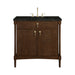 Kinnsden 36" Single Vanity, Sable Oak w/ 3 CM Phantome Eclos Top
