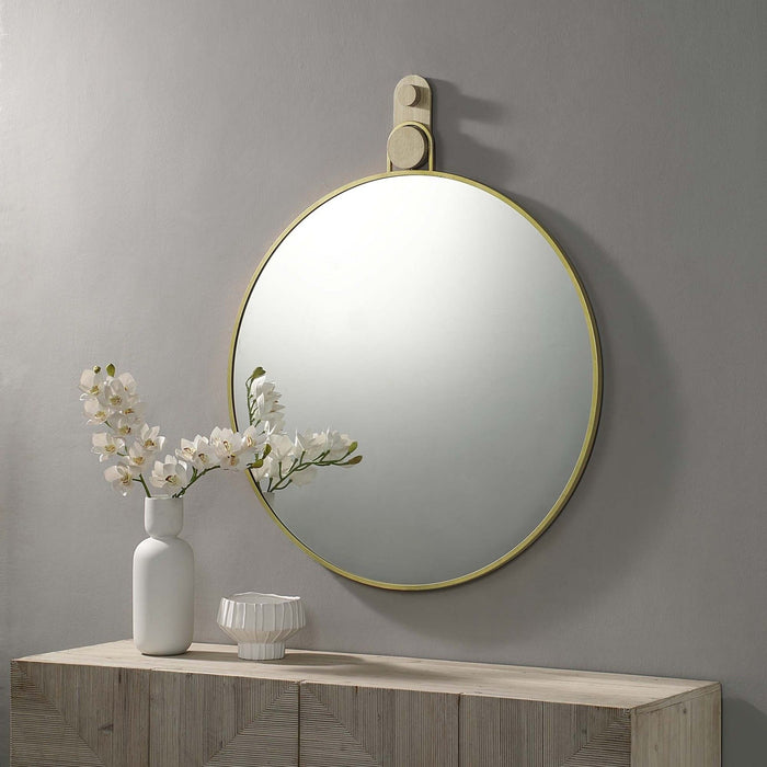 RenWil Kinsley Round Mirror Only for Renwil Brand collaboration with Leclair Decor