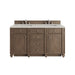 Bristol 60" Double Vanity, Whitewashed Walnut w/ 3 CM Ethereal Noctis Silestone Top