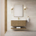 James Martin Allamari 48" Single Bathroom Vanity in Dune Mist, shown in a bathroom setting