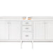Addison 72" Double Vanity Cabinet, Glossy White