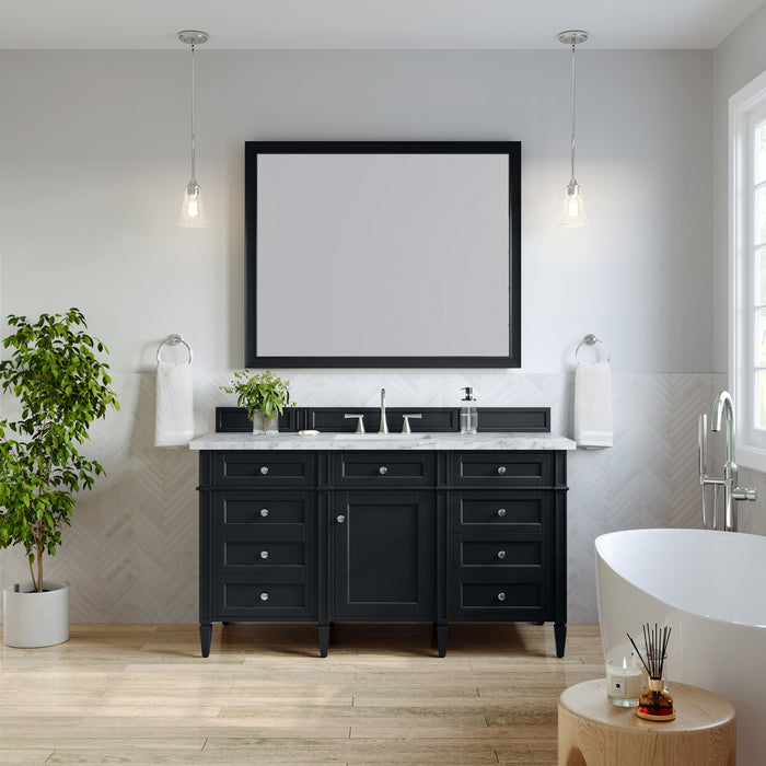 Brittany 60" Single Vanity in Bright White