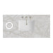 48" Single Top, 3 CM Victorian Silver Silestone w/ Sink & FreePower Wireless Charger
