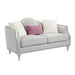 Acme Furniture Kasa Loveseat W/3 Pillows in Champagne Finish LV01500