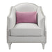 Acme Furniture Kasa Chair W/1 Pillow in Champagne Finish LV01501