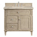 Lorelai 36" Single Vanity, Whitewashed Oak, w/ 3 CM Tajnar Eclos Top