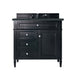 Brittany 36" Single Vanity, Black Onyx w/ 3 CM Charcoal Soapstone Silestone Top