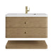 Allamari 36" Single Vanity, Dune Mist w/ Single Hole 3 CM White Zeus Silestone Top