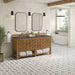 James Martin Vanities Malibu 72" Double Vanity