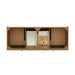 Laurent 60" Double Vanity, Light Natural Oak, w/ 3 CM Siberian Silestone Top