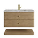 Allamari 36" Single Vanity, Dune Mist w/ Single Hole 3 CM Victorian Silver Silestone Top