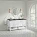Breckenridge 60" Single Vanity, Whitewashed Oak, w/ 3 CM Phantome Eclos Top
