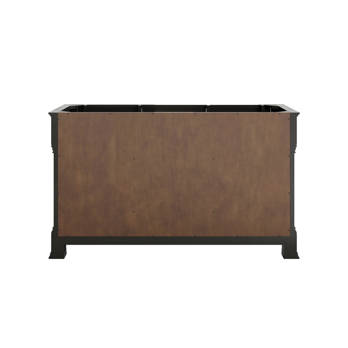 Brookfield 60" Double Vanity, Pecan