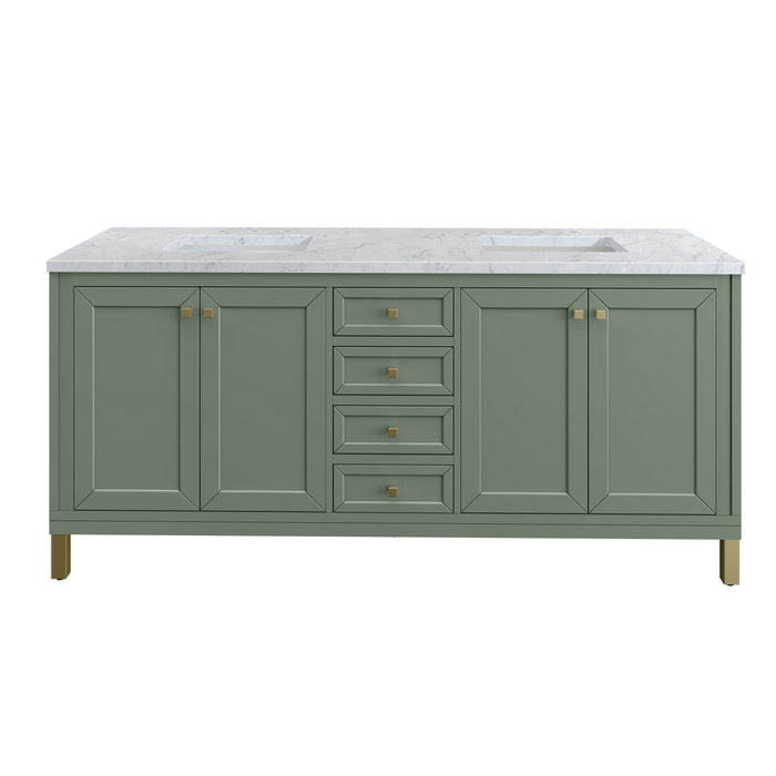 James Martin Vanities Chicago 72" Double Vanity