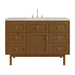Laurent 48" Single Vanity, Honey Oak w/ 3 CM Siberian Silestone Top