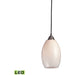 Mulinello Satin Nickel LED Mini Pendant