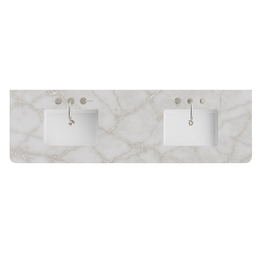 James Martin Vanities 72" Single Radius Cut Widespread