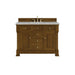 Brookfield 48" Single Vanity, Honey Oak w/ 3 CM Ethereal Noctis Silestone Top