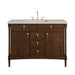 Kinnsden 48" Single Vanity, Sable Oak w/ 3 CM Siberian Silestone Top