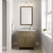 James Martin Chicago 30" Single Bathroom Vanity in Walnut Whisper, shown in a bathroom setting