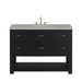Lucian 48" Single Vanity, Carbon Oak w/ 3 CM Victorian Silver Silestone Top w/ FreePower Wireless Charger