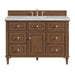 Lorelai 48" Single Vanity, Light Natural Oak, w/ 3 CM Siberian Silestone Top w/FreePower Wireless Charger