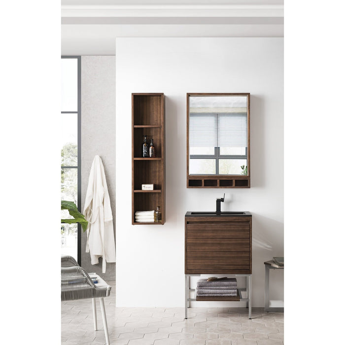 James Martin Vanities Milan 23.6" Rectangular Cube Mirror