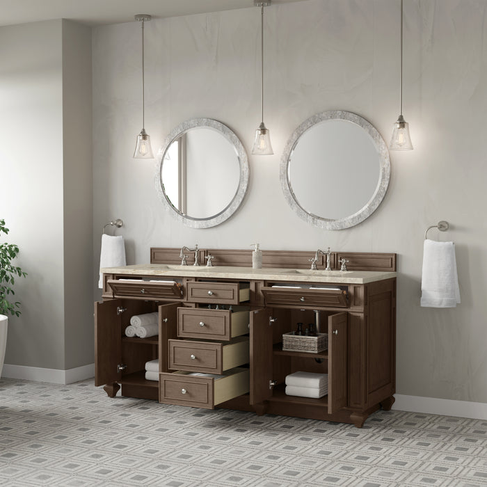 James Martin Vanities Bristol 72" Double Vanity
