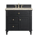 Lorelai 36" Single Vanity, Black Onyx, w/ 3 CM Tajnar Eclos Top