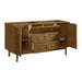 Laurent 60" Double Vanity, Light Natural Oak, w/ 3 CM Tajnar Eclos Top