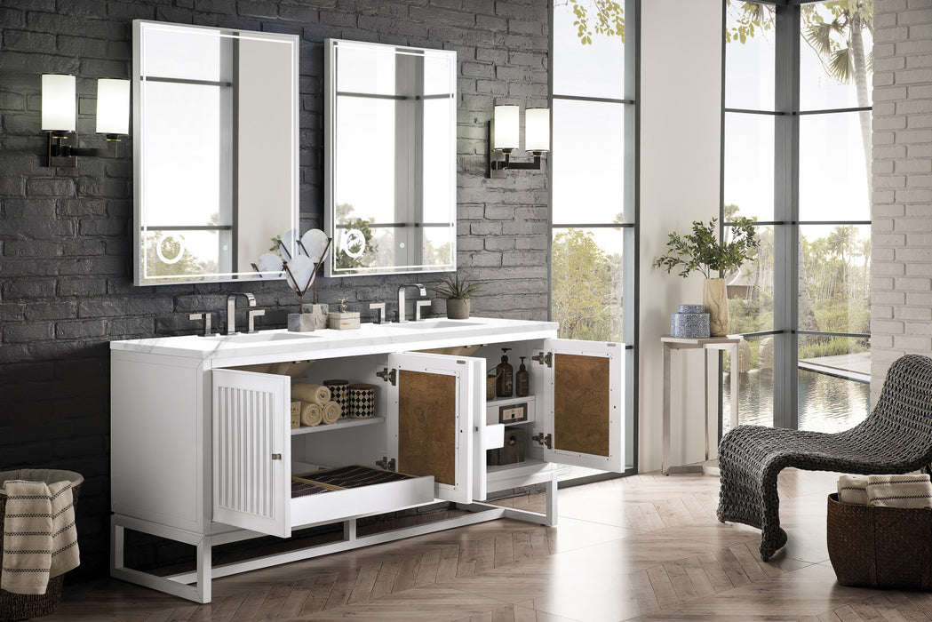 James Martin Vanities Athens 72" Double Bathroom Vanity