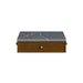 Bellshire 24" Drawer Unit, Honey Oak w/ 3 CM Parisien Bleu Silestone Top