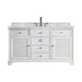 James Martin Vanities Savannah 60" Bright White Single Vanity