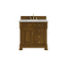 Brookfield 36" Single Vanity, Honey Oak w/ 3 CM Lime Delight Silestone Top