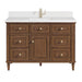 Lorelai 48" Single Vanity, Light Natural Oak w/ 3 CM Lime Delight Silestone Top