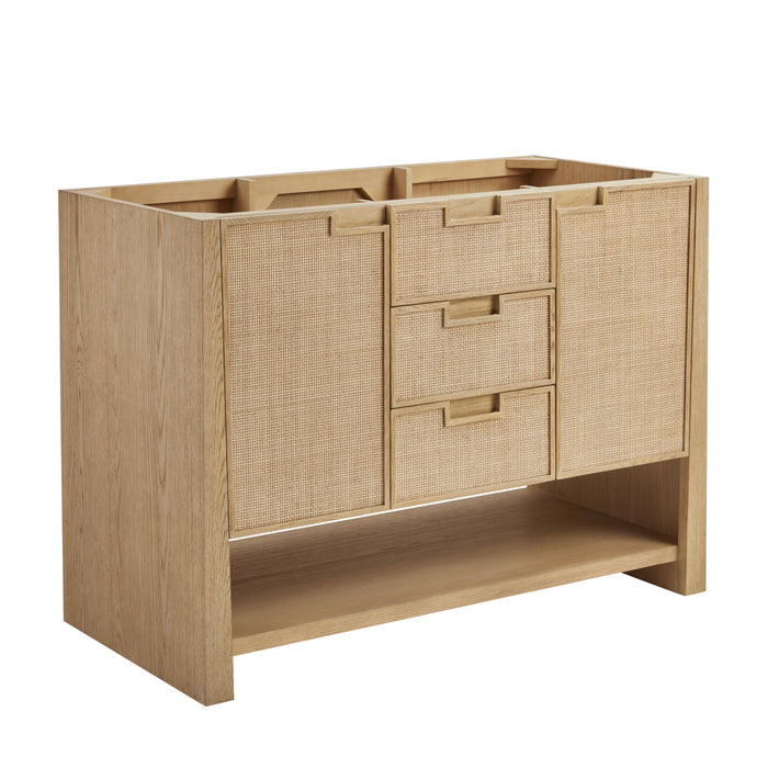 Solene 48" Single Vanity, Seaside Oak