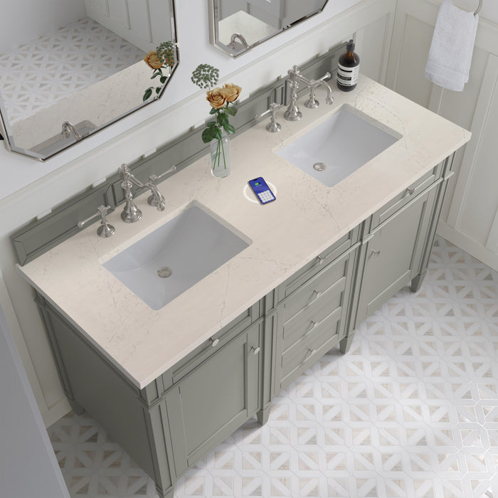 James Martin Vanities Brittany 60" Double Bathroom Vanity