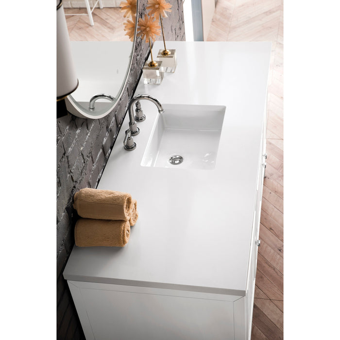 James Martin Vanities Athens 60" Single Bathroom Vanity