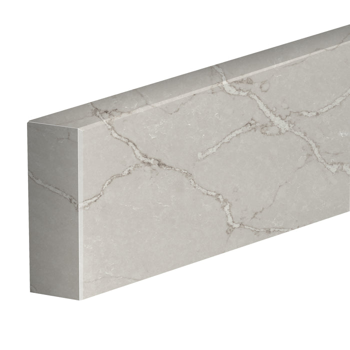 60" Backsplash, 3 CM Victorian Silver