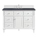 Lorelai 48" Single Vanity, Black Onyx w/ 3 CM Parisien Bleu Silestone Top w/FreePower Wireless Charger