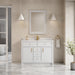 Bellshire 48" Single Vanity, Honey Oak w/ 3 CM Victorian Silver Silestone Top