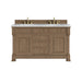 Brookfield 60" Double Vanity, Honey Oak, w/ 3 CM Siberian Silestone Top