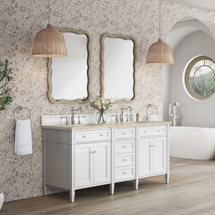 James Martin Vanities Brittany 72" Double Bathroom Vanity