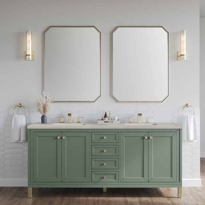 James Martin Vanities Chicago 72" Double Vanity