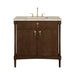 Kinnsden 36" Single Vanity, Sable Oak w/ 3 CM Tajnar Eclos Top