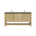 Marigot 72" Double Vanity, Sunwashed Oak, w/ 3 CM Phantome Eclos Top